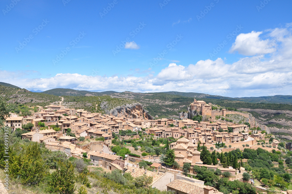 Medieval town of Alquezar in Spain