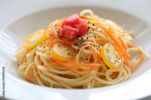 Spaghetti of the carrot