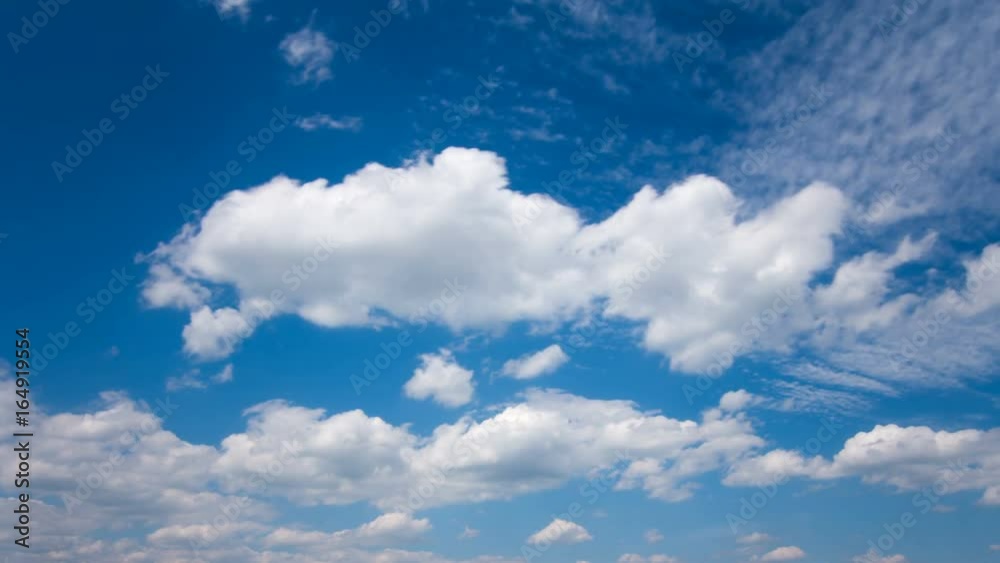 Summer sky, running clouds, Time lapse. Summer sky, running clouds, Time lapse.