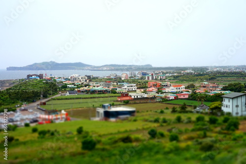 small town, toy filter