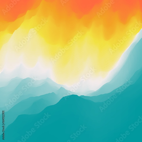Water Wave. Water Surface. Nature background. Modern pattern. Vector Illustration For Your Design. Flowing Background. © Login