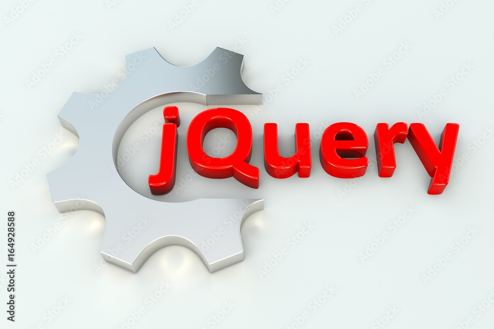 jQuery wheel gear white background 3d illustration jQuery wheel gear white background 3d illustration