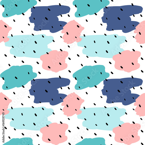 cute colorful abstract seamless vector pattern background illustration