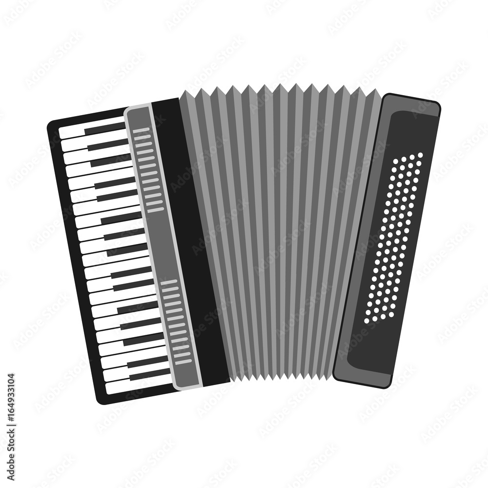 Accordion, musical instrument, accordion icon Accordion, musical instrument, accordion icon