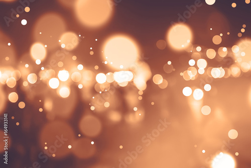 Abstract background. Bronze gold-colored blur. Circle blur