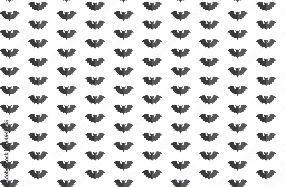 Halloween seamless pattern with black bat Halloween seamless pattern with black bat