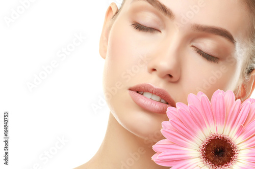 Closeup view of beautiful y...