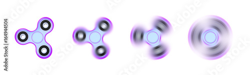 Konstfotografi a fidget spinner in motion