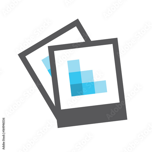 High or low res image icon - for UI or UX