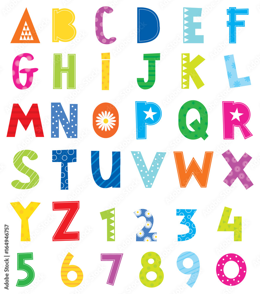 Cute alphabet Cute alphabet