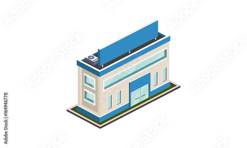isometric building