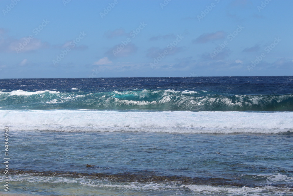 Vague Huahine - waves - french polynesia