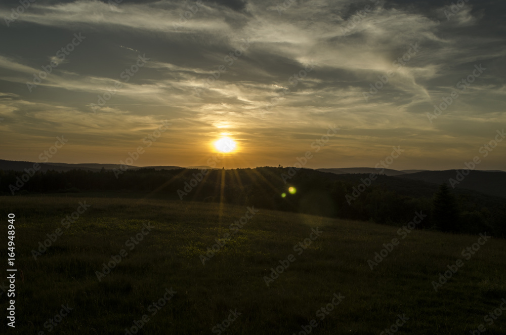 Obraz premium zachód słońca 