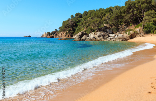 Mediterranean sea rocky coast  Spain.