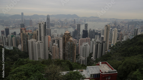 Vista panor  mica de Hong Kong desde el Pico Victoria