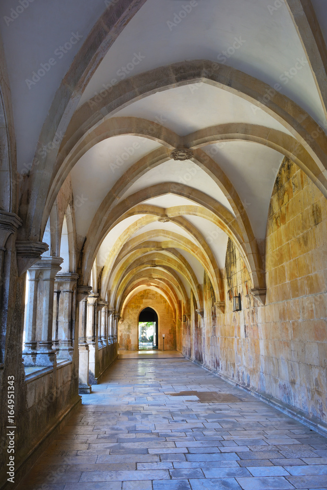 Cloister of the Monastery of Batalha. Portugal