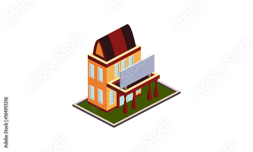 isometric building
