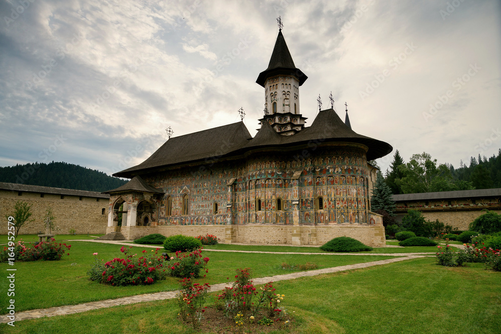 Sucevita orthodox monastery, Bucovina, UNESCO world heritage site