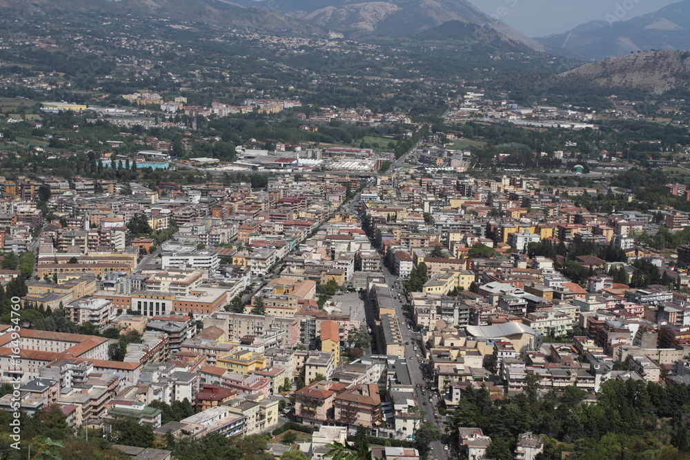 Cassino panorama from Montecassino