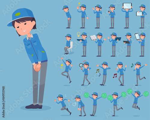 flat type Delivery woman_2