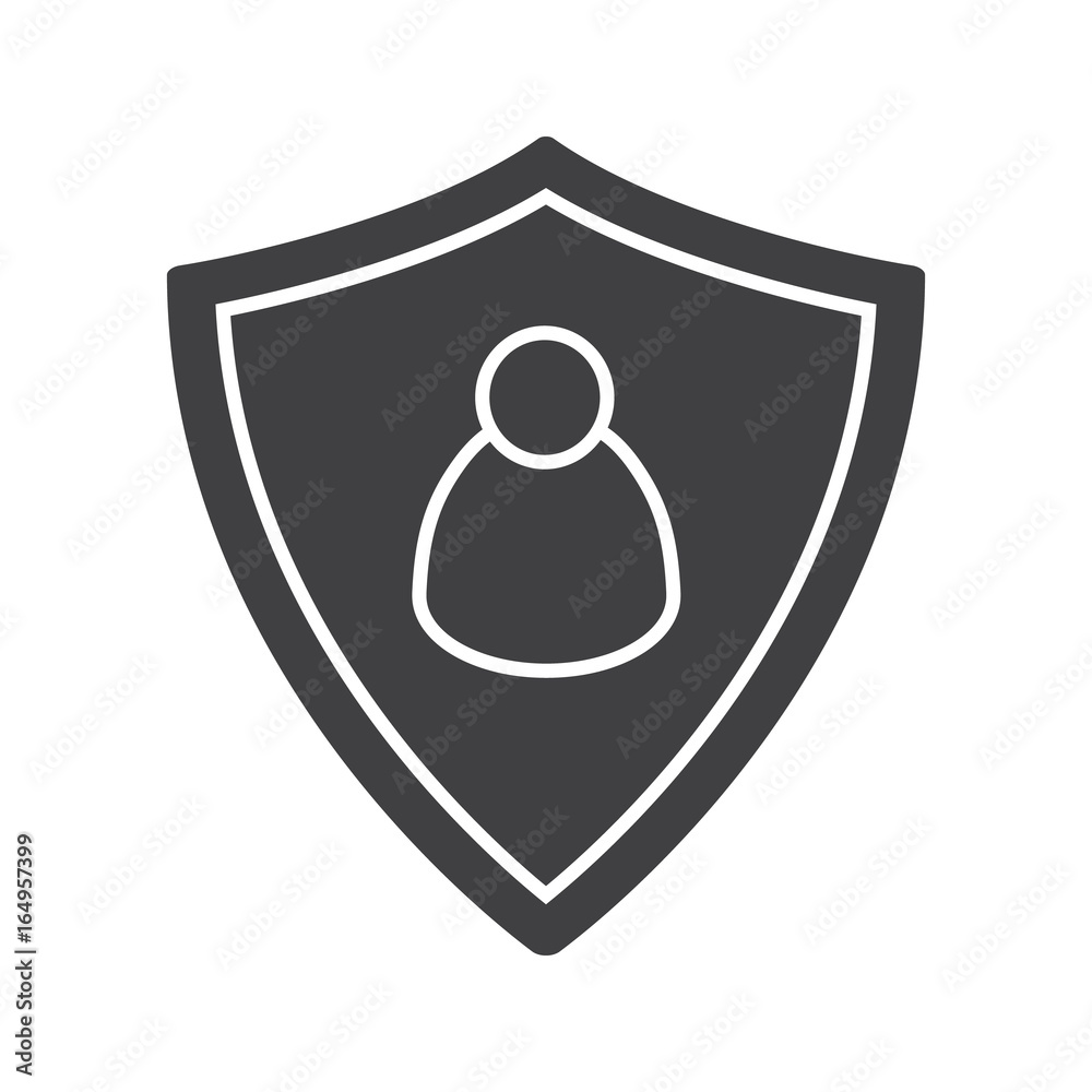 User security glyph icon