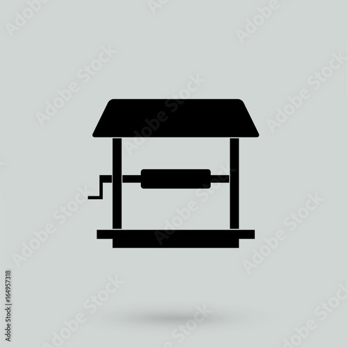 Well icon. Vector concept illustration for design.