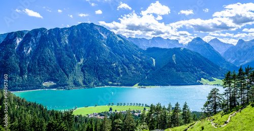 Fototapeta Naklejka Na Ścianę i Meble -  achensee lake in austria