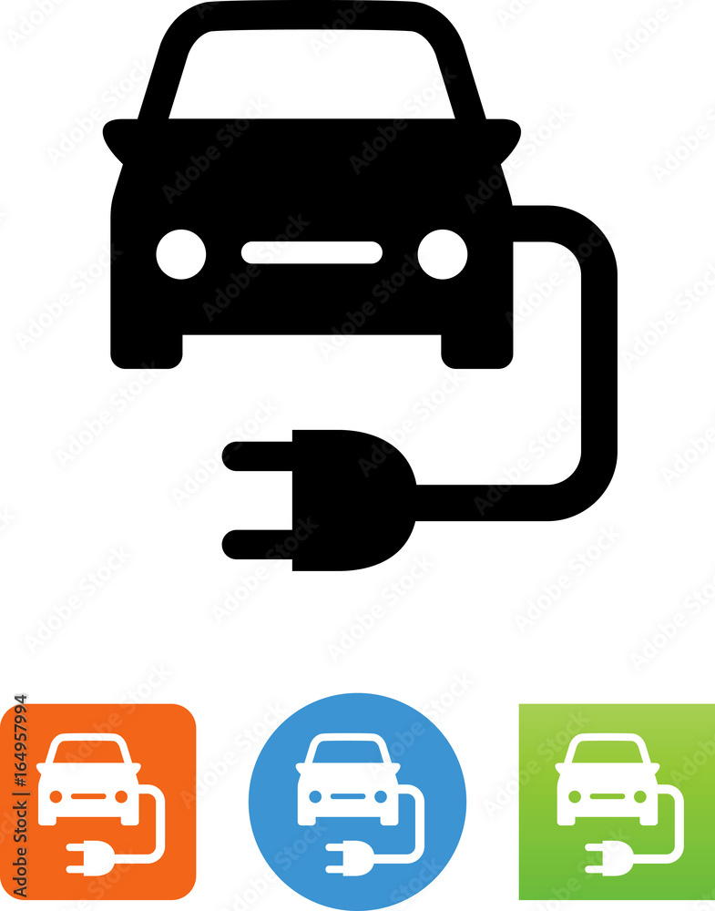 Car Plug Icon - Illustration