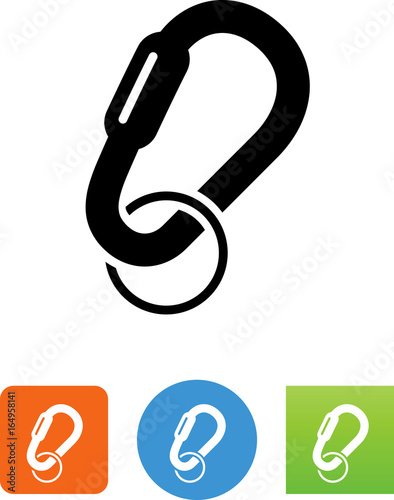 Carabiner Icon - Illustration