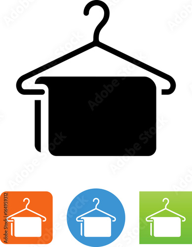 Clothing On A Hanger Icon - Illustration