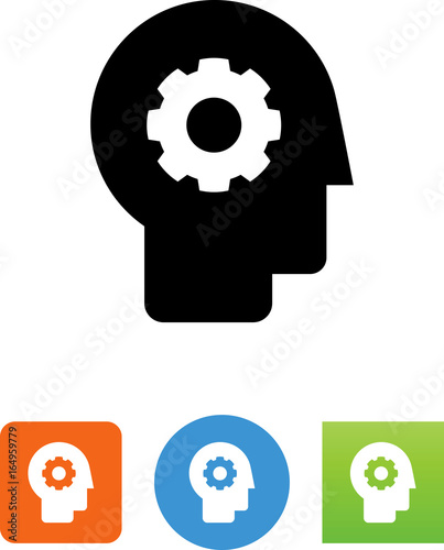 Cognitive Thinking Icon - Illustration
