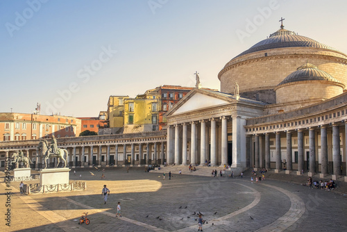 San Francesco Paola on Piazza del Plebiscito, Naples, Italy