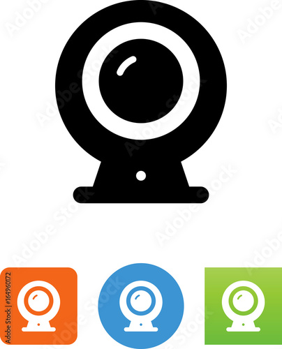 Computer Camera Icon - Illustration