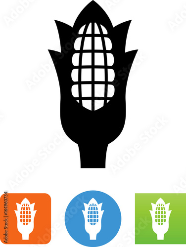 Corncob Icon - Illustration