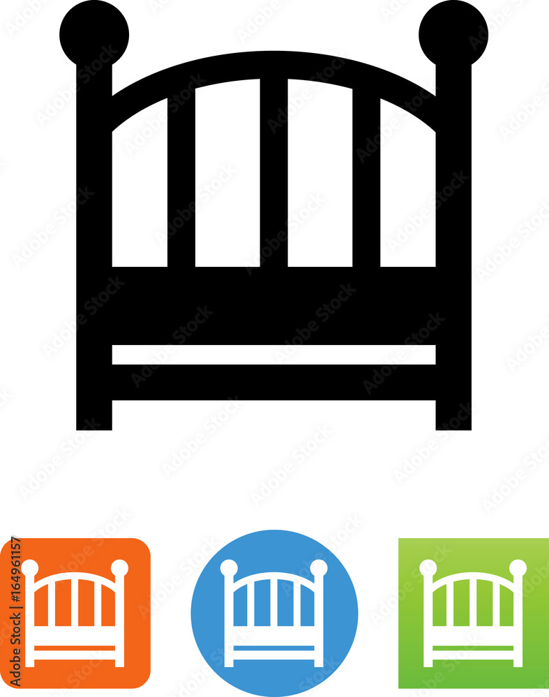 Crib Icon - Illustration Crib Icon - Illustration