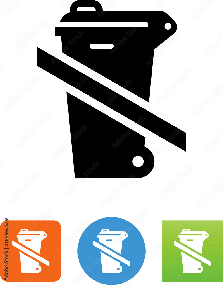 Do Not Throw Away Icon Illustration Stock Vector Adobe Stock