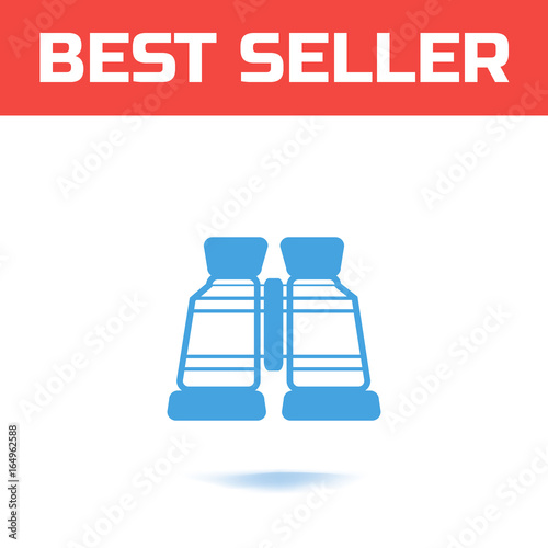Binoculars icon. The Symbol for your web site design or logo or user interface. Vector illustration.