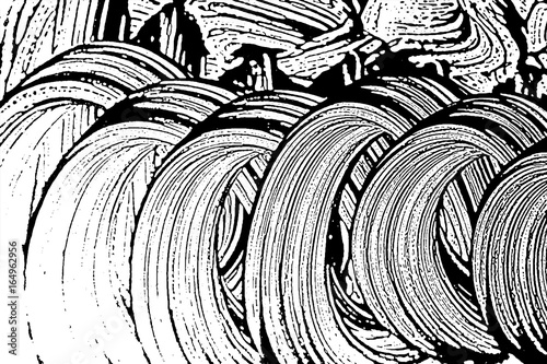 Grunge soap texture invert. Distress black and white rough foam trace awesome background. Noise dirty rectangle grunge foam texture. Dirty artistic soap background. Vector illustration.