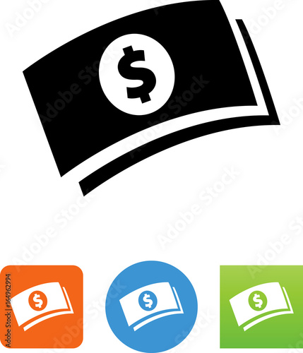Dollars Icon - Illustration