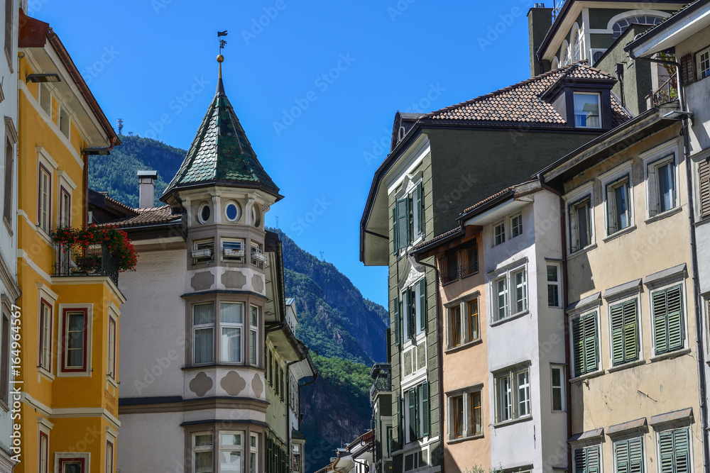 Italy South Tyrol Bozen historical center