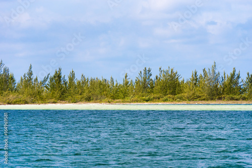 Landscape of the island of Cayo Largo, Cuba. photo