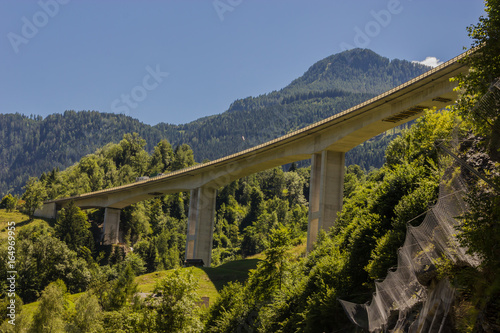 a road bridge over a valley in Austria