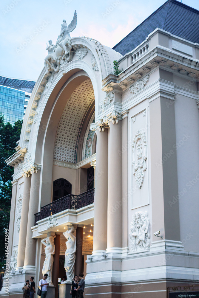 Naklejka premium サイゴン オペラ ハウス (ベトナム ホーチミン市)