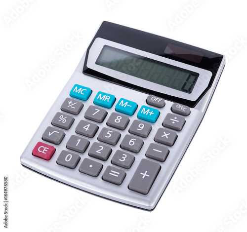 Wallpaper Mural Calculator isolated on white background Torontodigital.ca