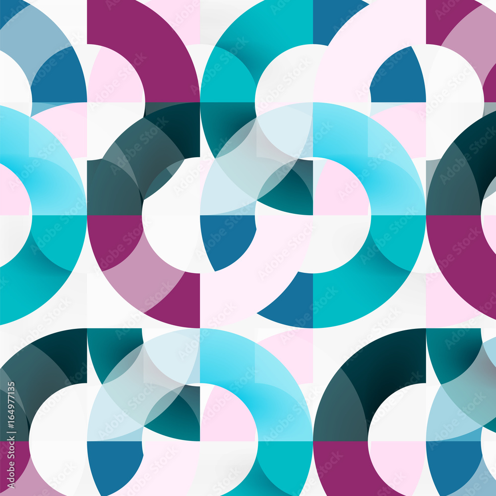 Colorful rings on grey background, modern geometric pattern design Colorful rings on grey background, modern geometric pattern design