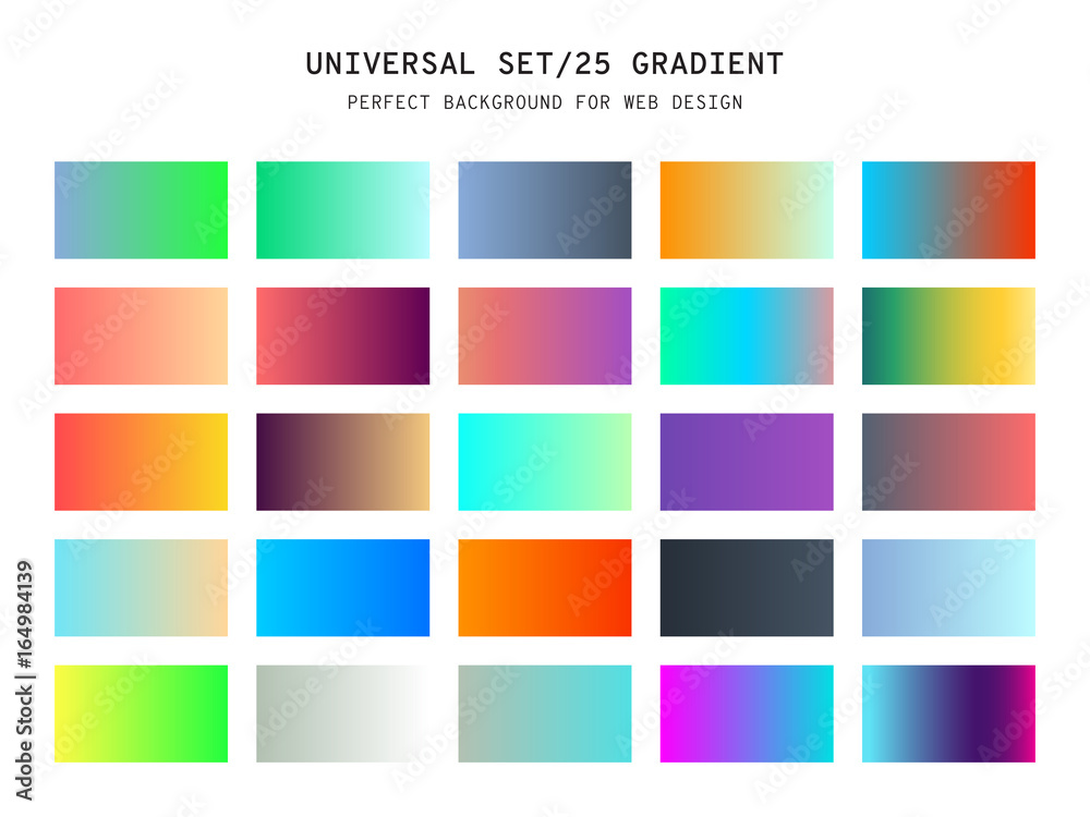 Universal gradient background for design