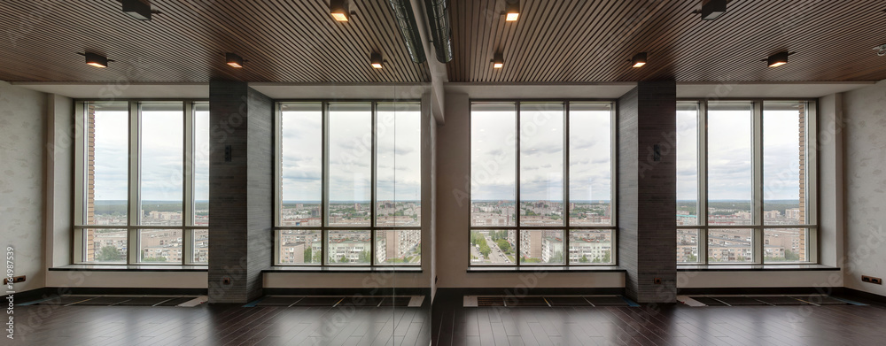 big glass window