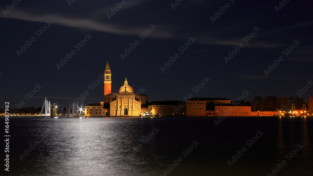 Chiesa di San Giorgio Maggiore im Mondlicht