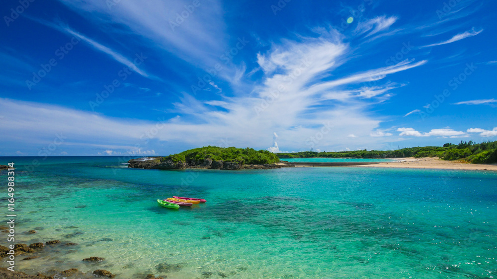 Fototapeta premium 渡口の浜（とぐちのはま）