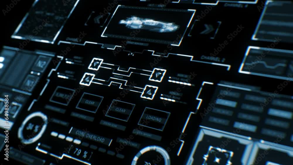 Futuristic interface | HUD